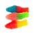 Swedish Fish Tails 2 Flavors In 1 Soft & Chewy Candy Perspective: top