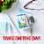 Yoplait Light Harvest Peach Fat Free Yogurt Cup Perspective: top