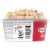 Yoplait Low Fat Vanilla Kids Yogurt & Lucky Charms Cereal Snack Perspective: top