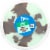Blue Bunny® Load'd Sundaes Mint Chocolate Chunk Ice Cream Cups Perspective: top