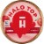 Halo Top® Strawberry Fruit Sorbet Perspective: top