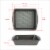 Taste of Home  8 inch Nonstick Metal Square Baking Pan Set of 2 Perspective: top