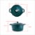 Taste of Home 5 Quart Enameled Cast Iron Dutch Oven with Lid Perspective: top