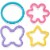 Wilton™ Comfort Grip Cookie Cutter Set Perspective: top
