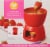 Wilton Ceramic Fondue Set - Red Perspective: top