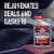 STP High Mileage Oil Treatment + Stop Leak Perspective: top