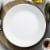 Corelle Livingware Laminated Glass Plate - Winter Frost White Perspective: top