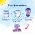 DOLE CRAFTED SMOOTHIE BLENDS® Mixed Berry Oatmeal Pre-Portioned Frozen Fruit Bags Perspective: top