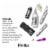 L'Oreal Feria Shimmering V48 Violet Vixen Hair Dye Kit Perspective: top