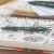 Sharpie® S-Gel, Gel Pens, Medium Point (0.7mm), Green Barrel, Black Ink, 4 Count Perspective: top
