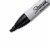 Sharpie Permanent Marker,Black,Chisel,PK12 38201 Perspective: top