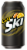 Diet Ski® Cola Soda Cans Perspective: top