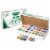 Crayola Crayons and Markers Combo Classpack, Eight Colors, 256/Set 523349 Perspective: top