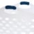 Rubbermaid 1.5 Capacity Flex N Carry Portable Flexible Laundry Basket, White Perspective: top