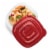 Rubbermaid® TakeAlongs® Quick Clik Seal™ Deep Square Food Storage Containers Perspective: top