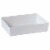 Rubbermaid 6 In. x 9 In. x 2 In. White Drawer Organizer Tray FG2916RDWHT Perspective: top