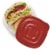 Rubbermaid® TakeAlongs® Square BPA-Free Plastic Snap Seal Food Storage Container - 4 pack Perspective: top