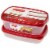 Rubbermaid® Easy-Find Lids Food Storage Container Set - Red/Clear Perspective: top