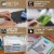 DYMO® Paper Labels for LetraTag label makers, Black Print on White, 1/2" x 13', 2 Rolls Perspective: top