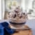 Blue Bell® Gold Rim Assorted Flavors Ice Cream Tub Perspective: top
