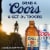 Coors Banquet American Lager Beer Perspective: top