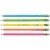 Ticonderoga® Pre-Sharpened Neon Wood Pencils Perspective: top