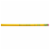 Ticonderoga® Wood-Cased Unsharpened #2 Pencils - Yellow Perspective: top