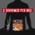 Red Baron® Singles French Bread 3-Meat Frozen Pizzas Perspective: top