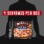 Red Baron Pepperoni Brick Oven Frozen Pizza Perspective: top