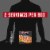 Red Baron® Deep Dish Singles Pepperoni Frozen Pizzas Perspective: top