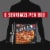 Red Baron Fully Loaded Pepperoni Original Crust Frozen Pizza Perspective: top