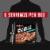 Red Baron Fully Loaded Pepperoni Hand Tossed Crust Frozen Pizza Perspective: top