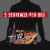 Red Baron Pepperoni Stuffed Crust Frozen Pizza Perspective: top