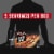 Red Baron Meat Trio Stuffed Crust Frozen Pizza Perspective: top