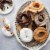 Franz® Old Fashioned Frosted Chocolate Donuts Perspective: top