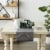 Dii Black & White 2-Tone Ribbed Table Runner Perspective: top