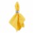 Design Imports CAMZ12283 DII Solid Mello Napkin, Yellow - Set of 6 Perspective: top