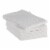 Design Imports CAMZ12441 White Recycled Cotton Waffle Dishtowel Set - Set of 6 Perspective: top