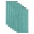 Design Imports CAMZ12447 Aqua Recycled Cotton Waffle Dishtowel Set - Set of 6 Perspective: top
