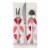 Dii Two Hearts Print Napkin (Set Of 6) Perspective: top