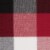 DII Cardinal Red Tri Color Check Tablecloth Perspective: top