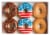 July 4th Assorted Doughnuts Collection Perspective: top