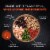Healthy Choice Power Bowls Shrimp Fajita Frozen Meal Perspective: top