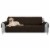 E-Living Store 11.4  Modern Fabric Reversible Sofa Cover in Chocolate Finish Perspective: top