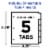 Avery® Big Tab™ Insertable Plastic Binder Dividers with Pocket - Multi-Color Perspective: top