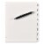 Avery® DIVIDER,DURPLSTC,WO,8T,WH 16371 Perspective: top