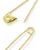 Dritz® Assorted Gilt Safety Pins Perspective: top