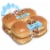 Sara Lee Artesano Brioche Buns Perspective: top