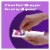 Tampax Radiant Regular/Super/Super Plus Absorbency with LeakGuard Braid Unscented Tampons Trio Pack Perspective: top