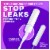 Tampax Radiant LeakGuard Protection Tampons Regular Absorbency Unscented Perspective: top